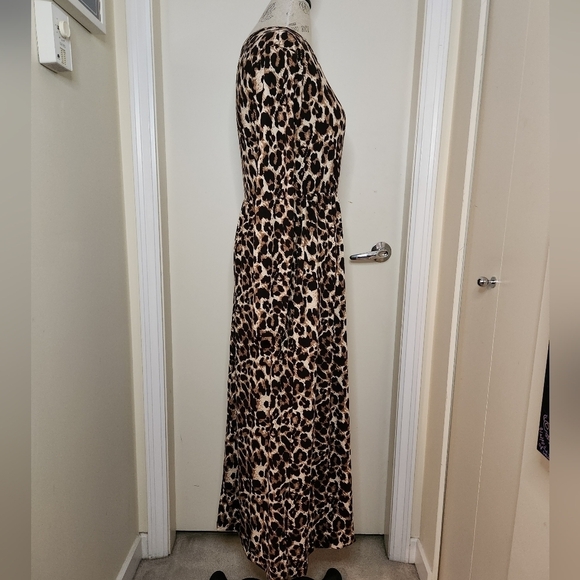 Leopard long sleeve Maxi Dress - Picture 5 of 11